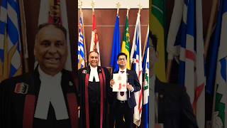 My In person Canadian Oath Citizenship ceremony 2024 #shorts  #citizenshipceremony