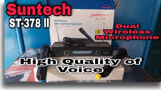 Unboxing and Testing | Dual Wireless Microphone | Suntech ST- 378 ll