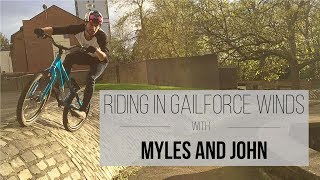 Riding in Gail Force Winds