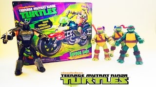 Unboxing Turtles Ninjia Fighting bike,Черепашки Ниндзя Боевой Байк