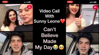 Celebrity Video Call😍 || @sunnyleone || Arnav Nehria