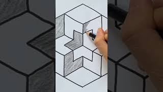 3D hexagon cubes