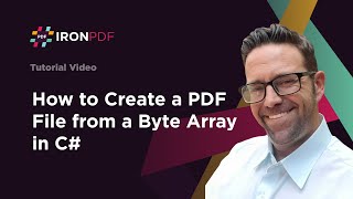 How to create a PDF File from a Byte Array in C#