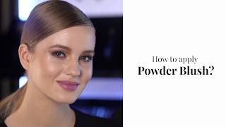 Golden Rose Powder Blush Application