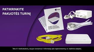 „Telia X1“ maršrutizatoriaus diegimo instrukcija (šviesolaidis)