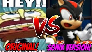 HEY, THIS MF GOT THEM FAKE J'S!! ORIGINAL VS SONIC VERSION!