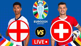 🔴EURO 2024: ENGLAND vs SWITZERLAND Live Watch Along