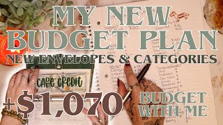 My NEW Budget Plan!! | New Envelopes & Categories | + BUDGET WITH ME! | 25 Year Old Budgets