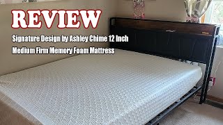 Signature Design by Ashley Chime 12 Inch Medium Firm Memory Foam Mattress Review 2024