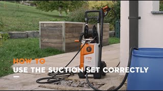 How to use the STIHL suction set