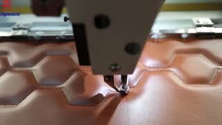 Automobile seat sewing by Auto sewing machine