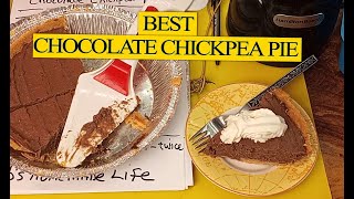 Best chocolate chickpea tofu pie on YouTube perfect beginner recipe