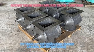 ROTARY VALVE DN250 - AIRLOCK VALVE - CAST IRON