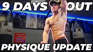 9 DAYS OUT | PHYSIQUE UPDATE & UPPER WORKOUT | ROAD TO SHOW | E5