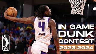 NBA G League Top 40 In-Game Dunk Contest of 2023 2024