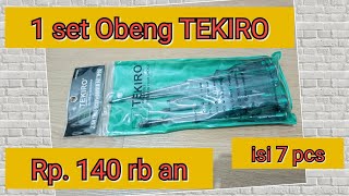 1 SET OBENG TEKIRO UNBOXING & REVIEW