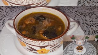 شوربة اسيوية(soupe Asiatique ) الاكثر طلباوجديها في آخر لحظة وحضرت عصير لذيذ يستحق التجربة