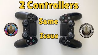 2 PS4 controllers with same issue of drifting