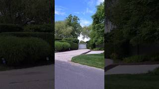 Leaving the beach in East Hampton Village, NY • Walking by massive private estate • Summer 2024