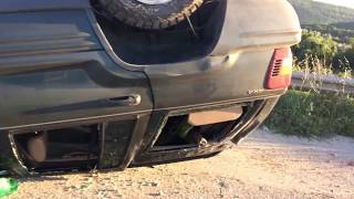 car crash 2017 jeep grand cherokee