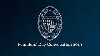 Founders' Day Convocation 2019