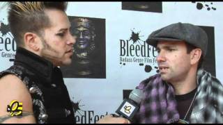 Bzzzline gets red carpet quotes from Share Cherrie, Fabian Alomar, and Danny Minnick at Bleedfest