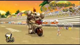 [MKWii] - Dry Bowser - Mirror Star Cup - Bowser Bike マリオカートWii - ほねクッパ - ミラースターカップ - スーパーバウザー