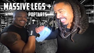 COCKY MAFIA | BUILDING MASSIVE LEGS + POPTARTS??? FT. X | MIKE lives LIFE