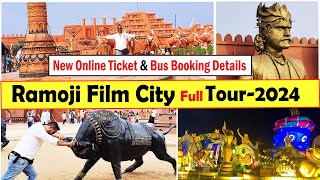 Ramoji Film City Tour 2024 | New Online Ticket Booking and Bus Service Information | Hyderabad Tour