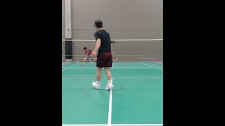 Badminton training