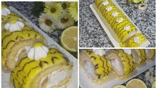 رولي بكريمة الليمون الحامض🍋🍋 مداق رائع و منعش خصوصا لعشاق الحامض