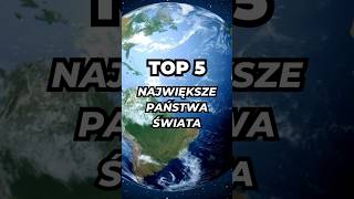 Czy Chiny są większe od Kanady? 🤔🌍 #top5 #wiedza #ranking #geografia #wiedza #kraje