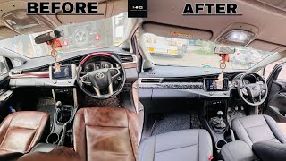 INNOVA CRYSTA|| INTERIOR UPGRADE ||FORGED CARBON ||LEATHER SEATS ||