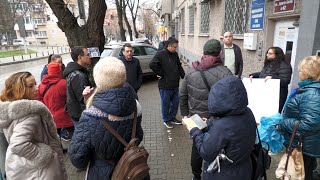 Протест срещу високата цена на водата в Стара Загора, от ВиК заключиха вратата си (10.01.2023)