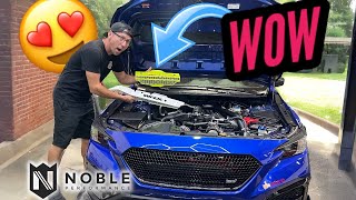 NOBLE AR STYLE PULLEY COVER AND FENDER SHROUDS! | SUBARU | WRX | 2022 | 2023 | 2024