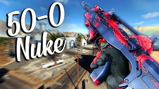 INSANE 50-0 FLAWLESS NUKE🤯! (MW2  FR Avancer Groundwar Gameplay)