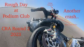 Not another crash.. CRA Round 2 2023 - Podium Club at Attesa