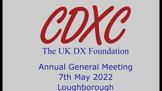 The CDXC Annual General meeting 2022