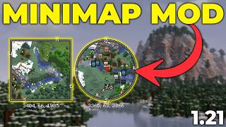 Minecraft Minimap Mod - How To Install Xaero's Minimap in 1.21