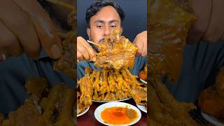 Spicy Full Mutton Chaap Curry Eating #mukbang #asmr #shortvideo #reelsvideo #short #reels #food