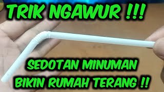 KENAPA TIDAK TAU DARI DULU,TRIK NGAWUR DARI SEDOTAN MINUMAN BIKIN HEBOH DUNIA