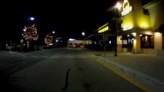 Cycling at Night in the Willowbrook Town Center in Willowbrook, IL