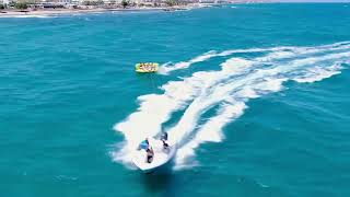 Water Sports drone footage sofa Crete