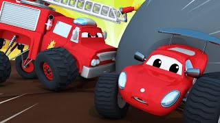 Max est coincé dans une grotte ! - Monster Town 🚗 Dessin animé enfants