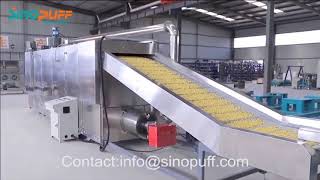 Breakfast Corn Flakes Processing Line from Sinopuff