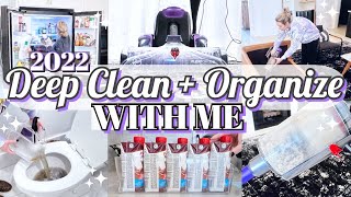 ULTIMATE CLEAN WITH ME 2022 | CLEAN + DECLUTTER + FRIDGE ORGANIZATION | EXTREME CLEANING MOTIVATION