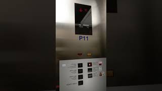 Nudge mode on Mitsubishi elevator at Siam Discovery Bangkok Thailand