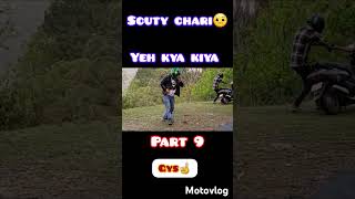 yeh kya kiya es chapri ne🥶😱☝️||#motovlog #youtubeshorts #aamjahemunde #shorts