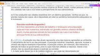 Correção - atividade lixo eletrônico | #lixoeletrônico #meioambiente