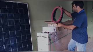 #intelbras #energiasolar #cemig Kit solar Intelbras, entrega e apresentação.